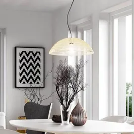 fabas luce gmbh Diamond 1-flg. E27 40W 30 cm Metall schwarz/amber