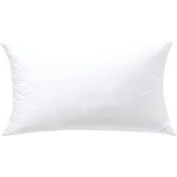 Microfaserkissen BILLERBECK "Liliane,, Kissen ist allergikerfreundlich (Hausstauballergiker)", weiß, B:40cm L:80cm, Füllung: 100% Polyester, Kopfkissen, Faserkissen mit hydrophil ausgerüstetem Baumwollbezug