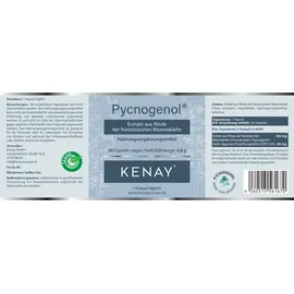 Kenay Pycnogenol Extrakt aus Rinde der Meereskiefer Kapseln 30 St.