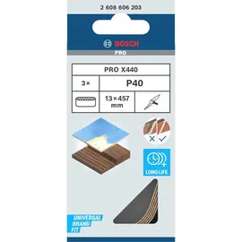 Bosch X440 Schleifband 13 x 455 mm 3 St.