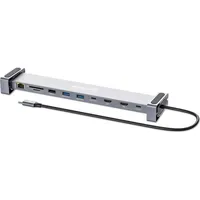 Manhattan 10-in-1 - Dockingstation - USB-C PD 2xHDMI