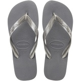 Havaianas Mädchen Top Tiras Flip flops, Stahlgrau 31/32 EU