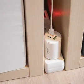 InLine USB PD Netzteil, GaN Ladegerät, 3-Port, Dual USB-C + USB-A, 65W, weiß