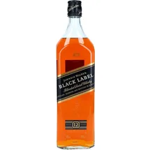 Johnnie Walker 12 Years Old Black Label Blended Scotch 40% vol 1 l Geschenkbox