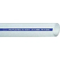 TEGUMA Druckluftschlauch POLYFLEX ID 38,0mm AD 48,0mm L.50m Transparent