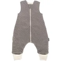 LaLoona baby bedding Baby Schlafsack mit Beinen Dots Taupe 90