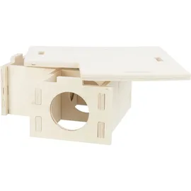 Trixie Kleintierhaus mit 3 Zimmern 30 x 12 x 30 cm Holz