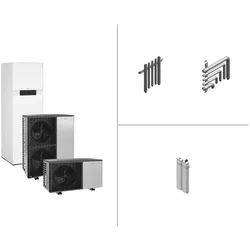 Viessmann Vitocal Split-Luft/Wasser-Wärmepumpen Paket 222-S AWBT-M-E-AC 221.C10, R410A, 12,0kW, Anschluss nach oben Z017631