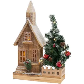 ECD Germany Weihnachtshaus 27 x 11 x 44 cm