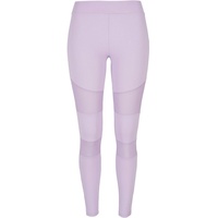URBAN CLASSICS Damen Ladies Tech Mesh Leggings Lilac, XL