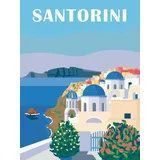 Ravensburger Malen nach Zahlen CreArt Leinwand Farbenfrohes Santorini