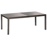 MERXX Semi Ausziehtisch 250 x 100 x 75,5 cm graphit/grau