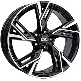 mam wheels RS5 7 x 16 5 x 114,3 ET38 Schwarz Poliert