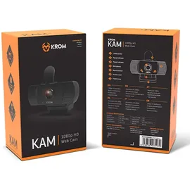Krom Kam Webcam Schwarz