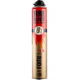 B1 Montageschaum 750ml, Brandschutzschaum schwer entflammbar, feuchtigkeitshärtend, PU Pistolenschaum, Montageschaum, Bauschaum, Füllschaum, Dämmschaum (1x Brandschutzschaum)