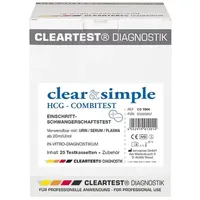 Clear & Simple HCG Combi Schwangerschaftstest