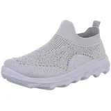Ital-Design Damen Hellgrau 36