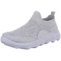 Ital-Design Damen Hellgrau 36