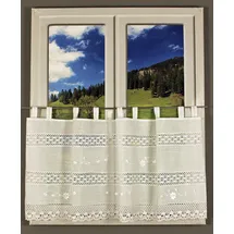 HOSSNER - ART OF HOME DECO Drachensee Schlaufen 300 x 35 cm Beige/Weiß 1 St