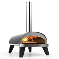 Ziipa Piana Holz-Pizzaofen Farbe Karbon