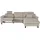 Candy Ecksofa 3,5-sitzig Polyester L-Form Grau