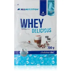 Allnutrition Whey Delicious Molkenprotein Geschmack Caffe latte 700 g