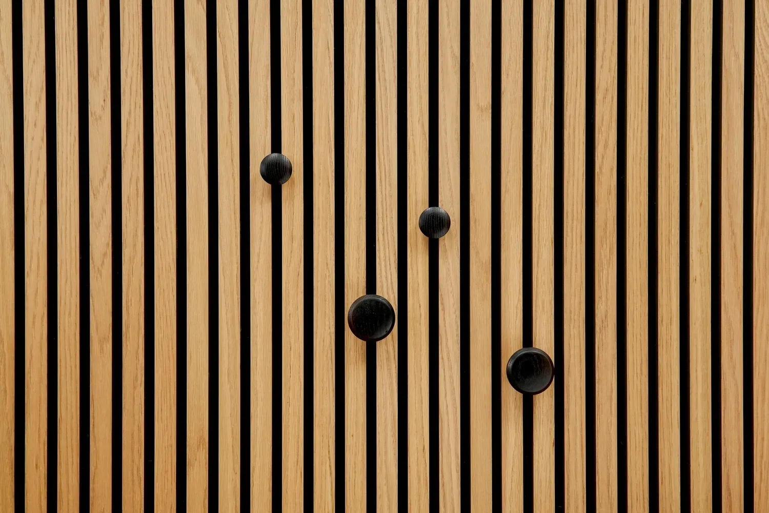 ter Hürne SilentDesign LivingWall Anbauelement Holz schwarz lackiert - Björn Function 170x133x42 mm