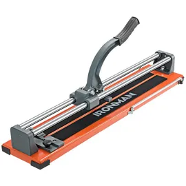 Costway Fliesenschneider manuell, Handfliesenschneider / 5mm-12mm Schnittstaerke / 61 cm Schnittlaenge/Winkel von 0° bis 60° 24', / 80x17x14cm