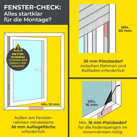EasyMaxx Insect Protect Teleskop-Insektenschutzgitter mit Netz | anthrazit