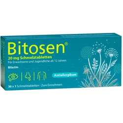 Bitosen 20 mg Schmelztabletten 30 St