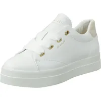 GANT Sneaker "Avona", Glattleder, für Damen, G29 WHITE, 39