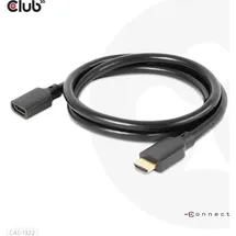 Club 3D Club3D HDMI Anschlusskabel HDMI-A Stecker, HDMI-A Buchse 1.00m Schwarz CAC-1322 HDMI-Kabel