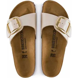 Birkenstock Madrid Big Buckle Birko-Flor graceful pearl white 40