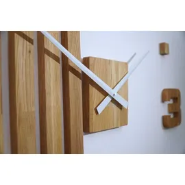 Flexistyle 3D-Wanduhr 100 cm 100 cm braun