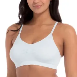 Magic BH Comfort Bra Spaghetti Straps Bamboo Hellblau Medium Damen
