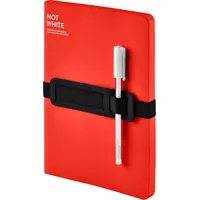 Nuuna Not White Blanko Notizbuch L 144 Seiten rot