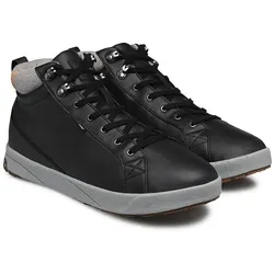 Saola Alltag-Winterschuhe Bergen Waterproof Warm (Leder, wasserdicht) schwarz Herren