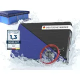 planenfux Planenfux® Poolabdeckung rechteckig 400x200 cm | 2-in-1 Poolplane rechteckig aus 200g/m2 PE Material | Sommer & Winter Solarplane Pool | Pool Plane 4x2 m | Abdeckplane Pool | 460x260 cm Pool Abdeckung