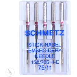 Schmetz Stick-Nadeln 5er Packung Stärke 75