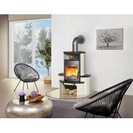 Hark Kaminofen »Avenso GT ECOplus 6 kW, Cr.Weiß/M.Schwarz, mit EcoPlus Filter