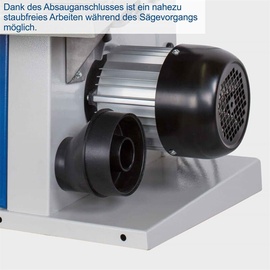 SCHEPPACH Profi Bandsäge BASA1 & 5 zusätzl. Sägebänder 1490mm & Querschneidlehre
