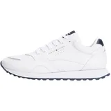 Tommy Hilfiger Herren. FM0FM05512 Leder, Turnschuhe Runner Eva weiß 44