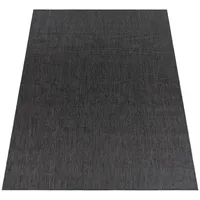 KADIMA DESIGN Teppich Kurzflor Unifarben Wohnzimmer schmutzabweisend Anthrazit, 60 x 100% cm