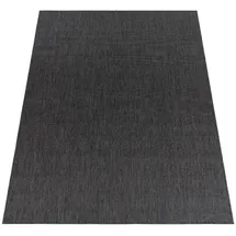 KADIMA DESIGN Teppich Kurzflor Unifarben Wohnzimmer schmutzabweisend Anthrazit, 60 x 100% cm