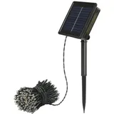 Sygonix SY-5596928 Solar-Lichterkette LED Schwarz, Standard-Grün (seidenmatt)