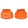 Covalliero Hufglocken Gummi XL orange