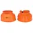 Covalliero Hufglocken Gummi XL orange