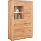 OTTO home Vitrine Burani 90 x 35 x 145 cm Beige