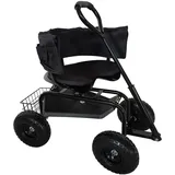Relaxdays Bollerwagen schwarz