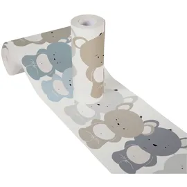 A.S. Création Bordüre Cutebears 16 cm 5 m Blau/Braun 403738